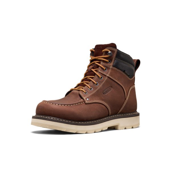 Men's Cincinnati 6 Waterproof 90?? Heel Boot (Soft Toe)  |  Tuscan Red/Sandshell