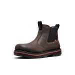 Men's Liberty Chelsea 90° Heel Work Boot (Carbon Toe) | Coffee Bean/Black