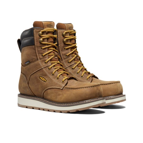 Men's Cincinnati 8 Waterproof Boot (Carbon Toe) | Belgian/Sandshell