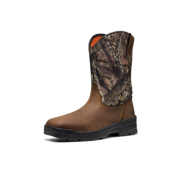 Men's Flatland Pull-On Waterproof Work Boot (Soft Toe)  |  MOSSY OAK  BREAK-UP COUNTRY