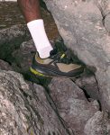Men's Roam Trail Running Shoe | Camo/Safety Orange