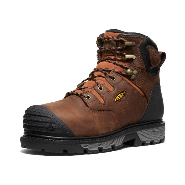 Men's Camden 6 Waterproof Boot INT MET (Carbon Toe) | Leather Brown/Black
